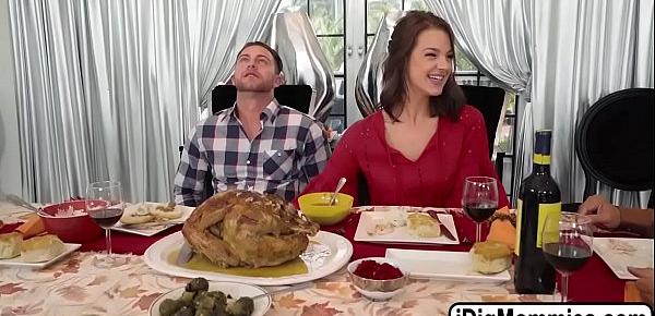  Evelin gets fucked during thanks giving